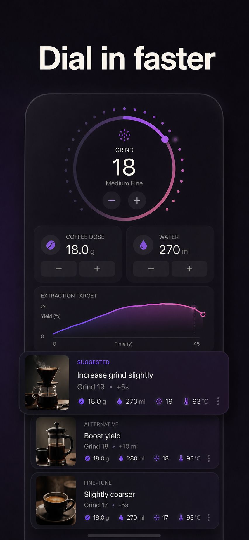 Dial in faster store screenshot